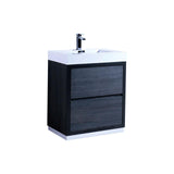 KubeBath Bliss Single Free Standing Modern Bathroom Vanity - Sea & Stone Bath