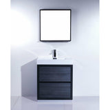 KubeBath Bliss Single Free Standing Modern Bathroom Vanity