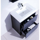 KubeBath Bliss Single Free Standing Modern Bathroom Vanity