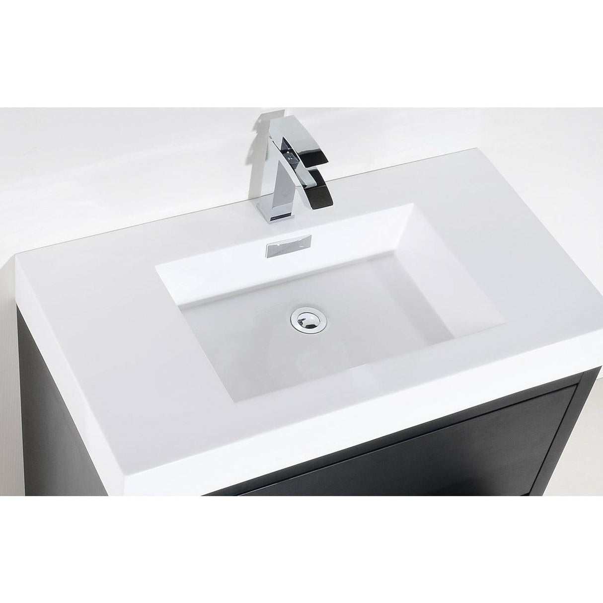 KubeBath Bliss Single Free Standing Modern Bathroom Vanity