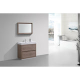 KubeBath Bliss Single Free Standing Modern Bathroom Vanity