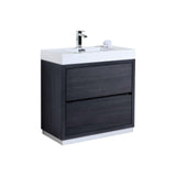 KubeBath Bliss Single Free Standing Modern Bathroom Vanity - Sea & Stone Bath