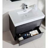 KubeBath Bliss Single Free Standing Modern Bathroom Vanity