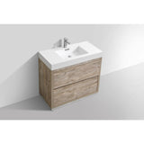 KubeBath Bliss Single Free Standing Modern Bathroom Vanity