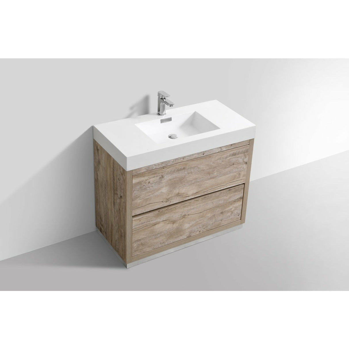 KubeBath Bliss Single Free Standing Modern Bathroom Vanity