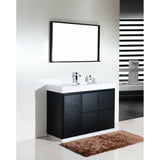 KubeBath Bliss Single Free Standing Modern Bathroom Vanity