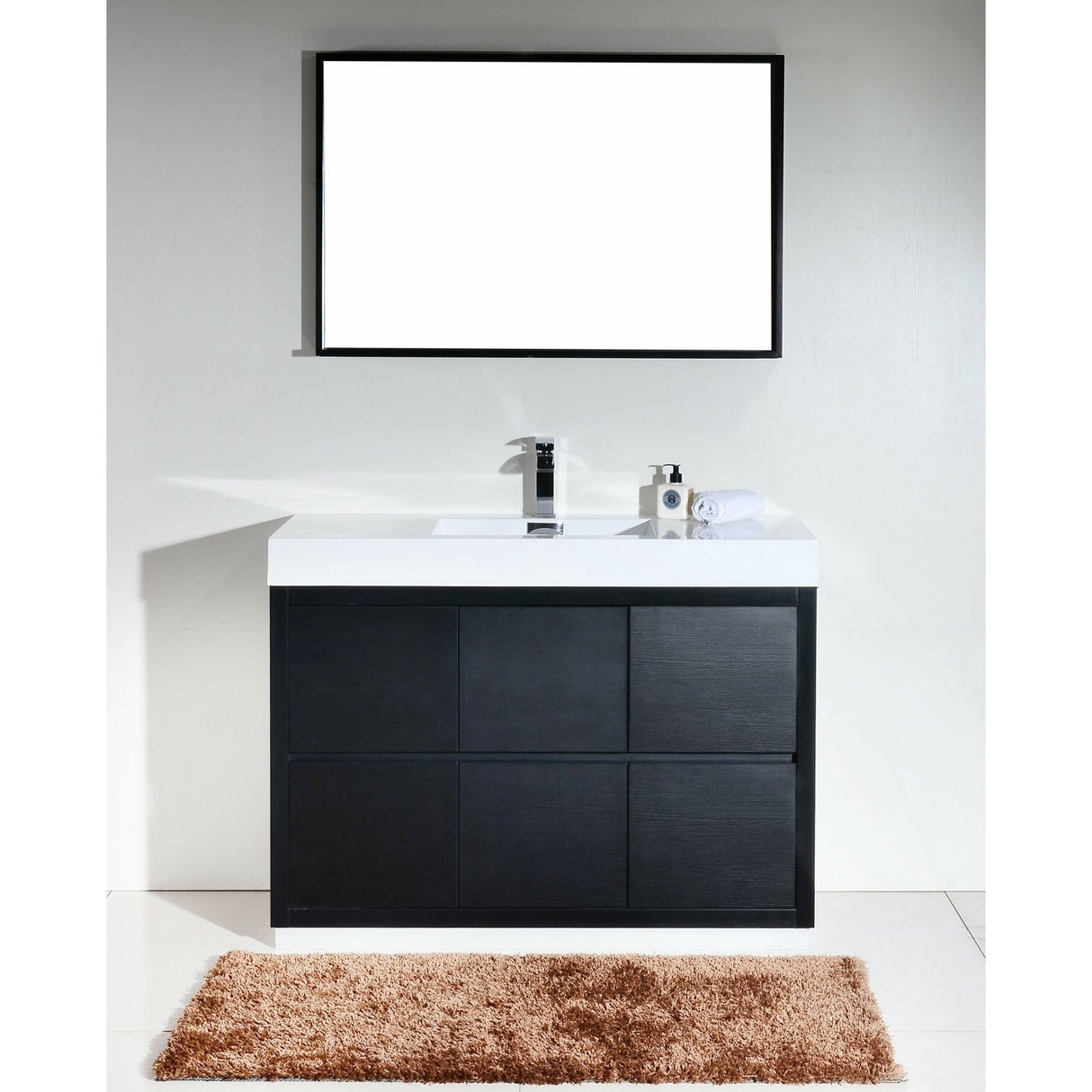 KubeBath Bliss Single Free Standing Modern Bathroom Vanity