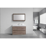 KubeBath Bliss Single Free Standing Modern Bathroom Vanity