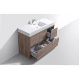 KubeBath Bliss Single Free Standing Modern Bathroom Vanity