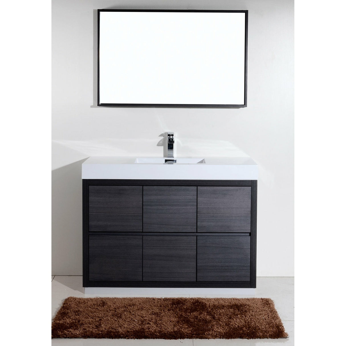 KubeBath Bliss Single Free Standing Modern Bathroom Vanity