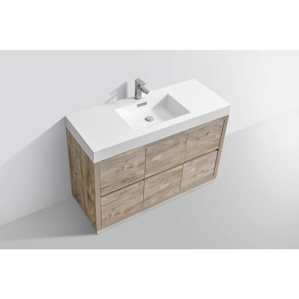 KubeBath Bliss Single Free Standing Modern Bathroom Vanity