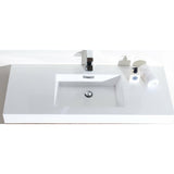 KubeBath Bliss Single Free Standing Modern Bathroom Vanity