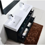 KubeBath Bliss Double Free Standing Modern Bathroom Vanity