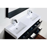 KubeBath Bliss Double Free Standing Modern Bathroom Vanity