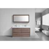 KubeBath Bliss Double Free Standing Modern Bathroom Vanity