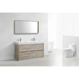 KubeBath Bliss Double Free Standing Modern Bathroom Vanity