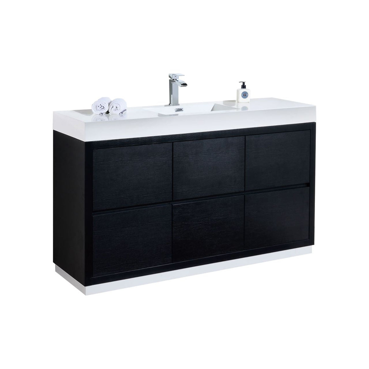 KubeBath Bliss Single Free Standing Modern Bathroom Vanity