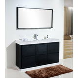 KubeBath Bliss Single Free Standing Modern Bathroom Vanity