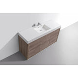 KubeBath Bliss Single Free Standing Modern Bathroom Vanity