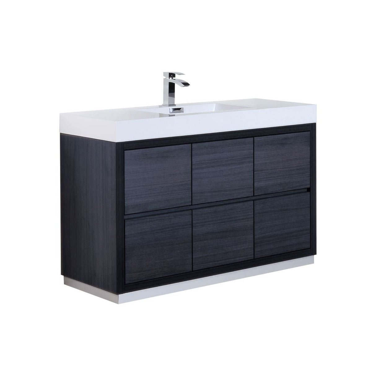 KubeBath Bliss Single Free Standing Modern Bathroom Vanity