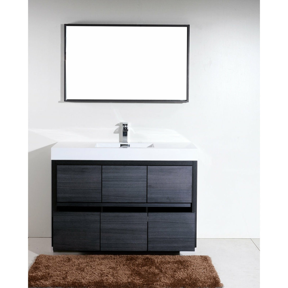 KubeBath Bliss Single Free Standing Modern Bathroom Vanity