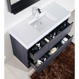 KubeBath Bliss Single Free Standing Modern Bathroom Vanity