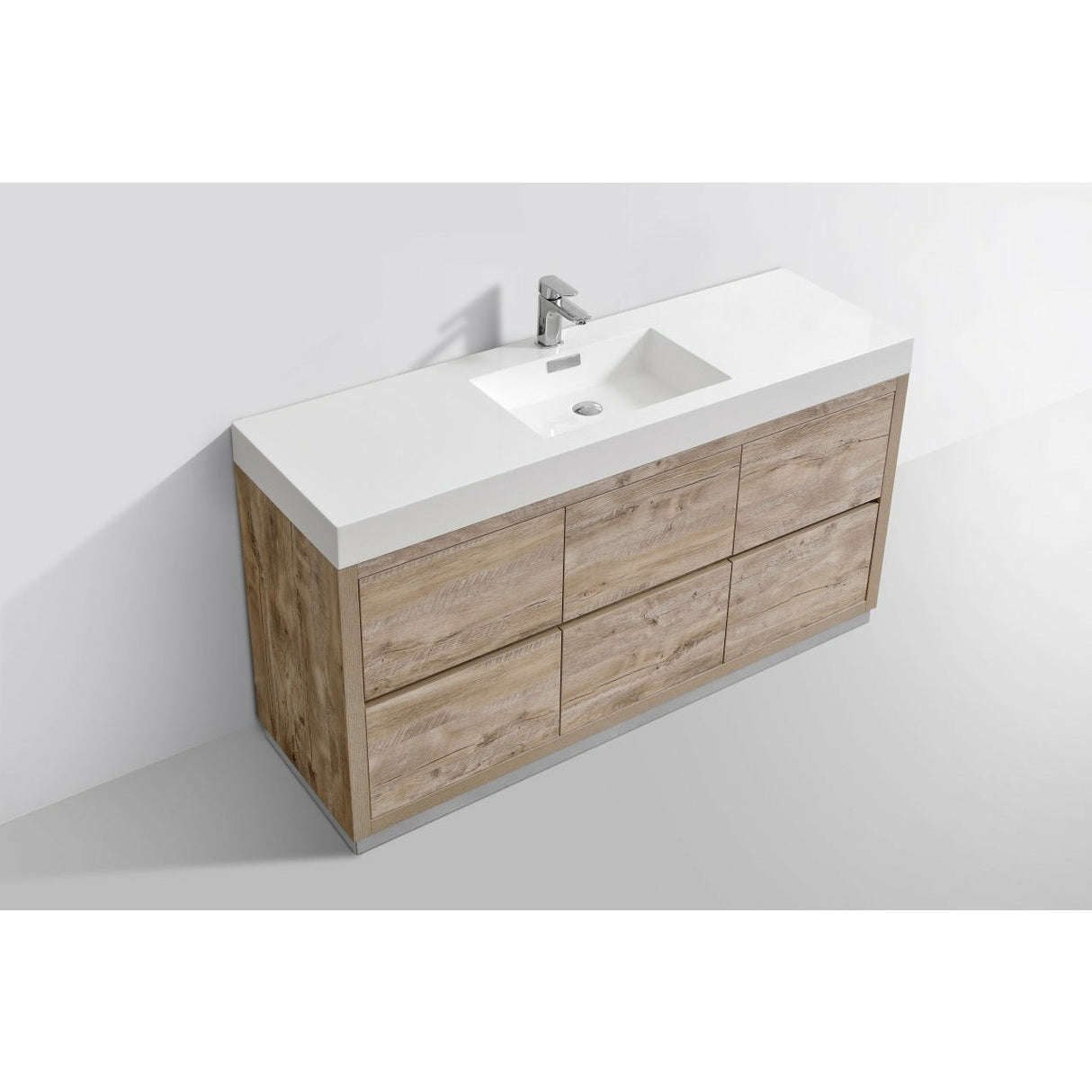 KubeBath Bliss Single Free Standing Modern Bathroom Vanity