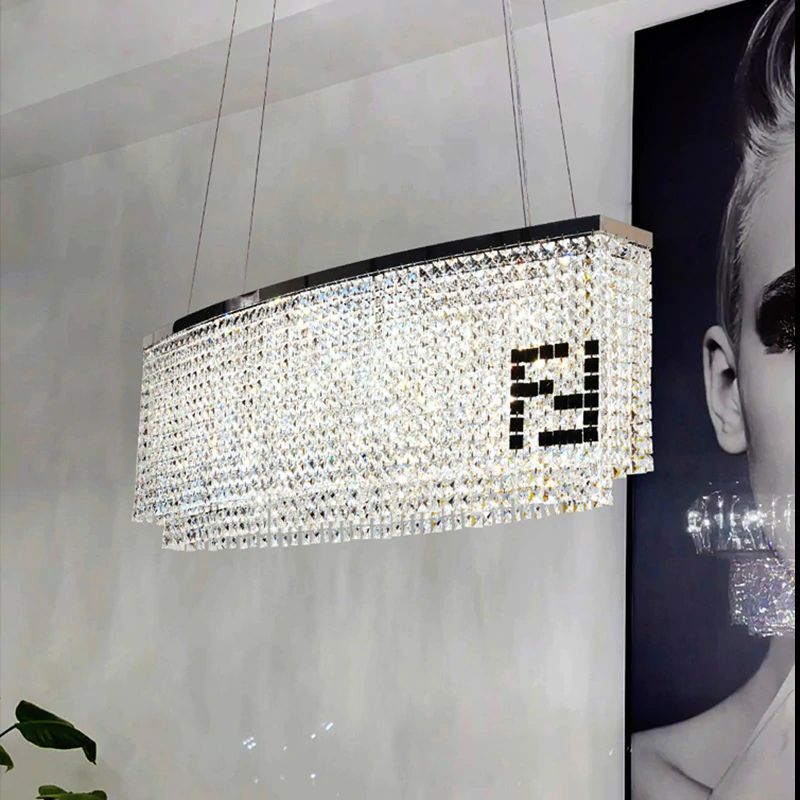 Fandi Oval Crystal Chandelier