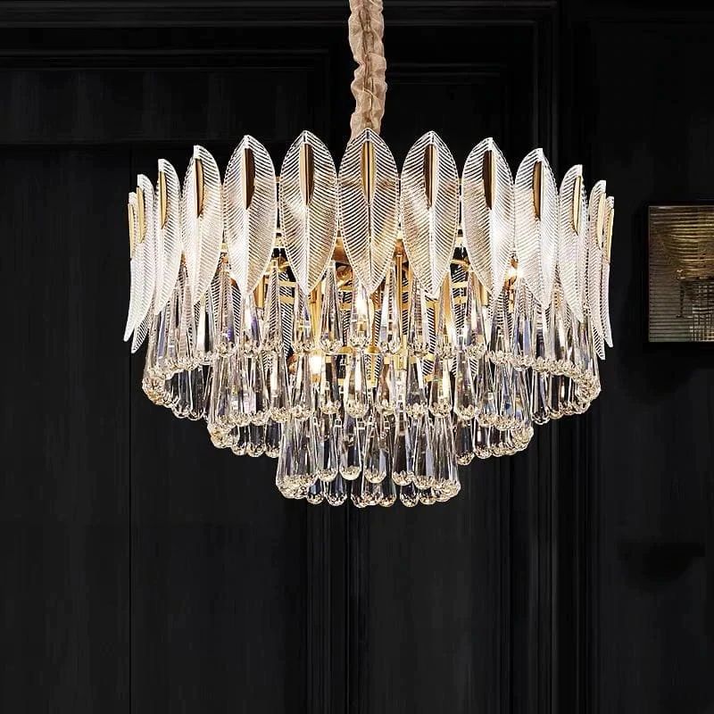 Floray 3-Tier Crystal Chandelier 18"