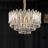 Floray 3-Tier Crystal Chandelier 18"