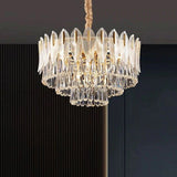 Floray 3-Tier Crystal Chandelier 18"