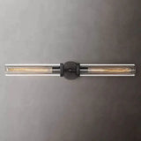 Edwini Modern Knurled Grand Linear Wall Sconce 31" W