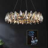 Crystal Drum Chandelier