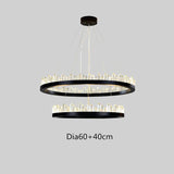 Black Ring Chandelier