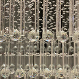 Crystal Hanging Rectangular Chandelier