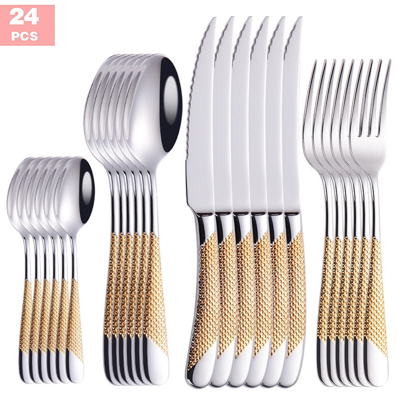 Point Egyptian Style Cutlery Set