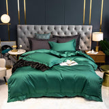 Wendy Solid Egyptian Cotton Duvet Cover Set Duvet Cover Set - Point Design Color 5 / Queen size 4Pcs / Flat Bed Sheet pointdsgn.com