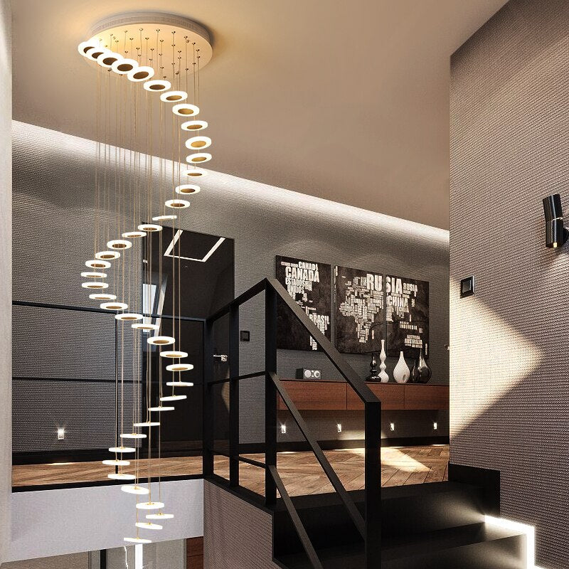 Luminous Circles Chandelier