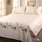 Ruzanna Flowers Embroidered Cotton Soft Bedding set