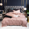 Wendy Solid Egyptian Cotton Duvet Cover Set Duvet Cover Set - Point Design Color 6 / Queen size 4Pcs / Flat Bed Sheet pointdsgn.com