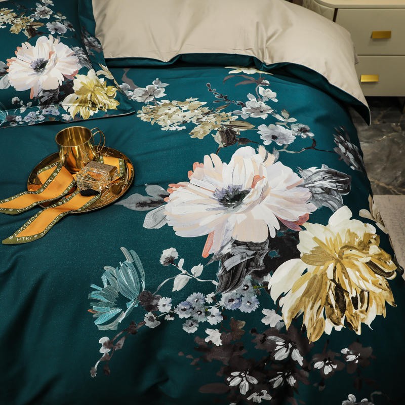 Sigrid Vintage Blossom Egyptian Cotton Duvet Cover Set