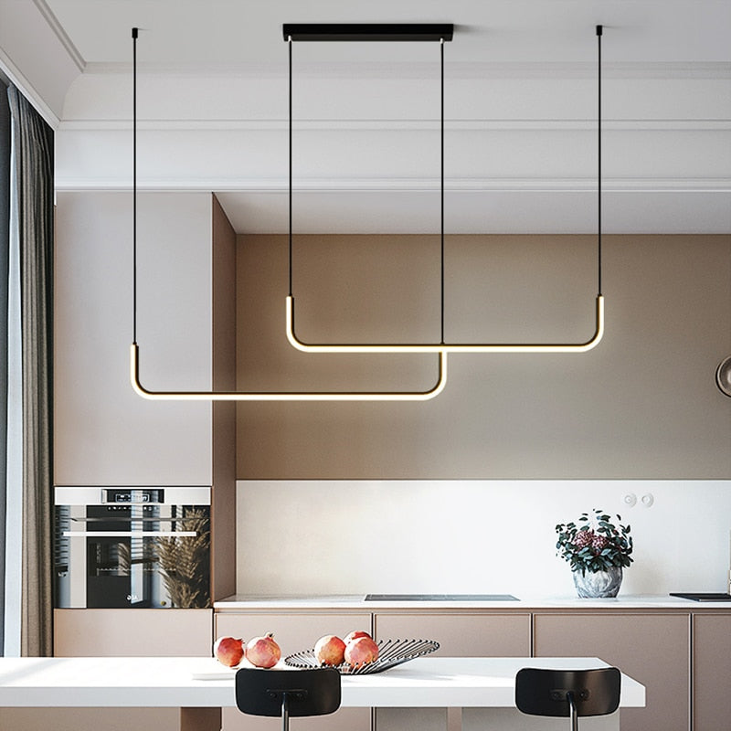 Minimal Stick Chandelier