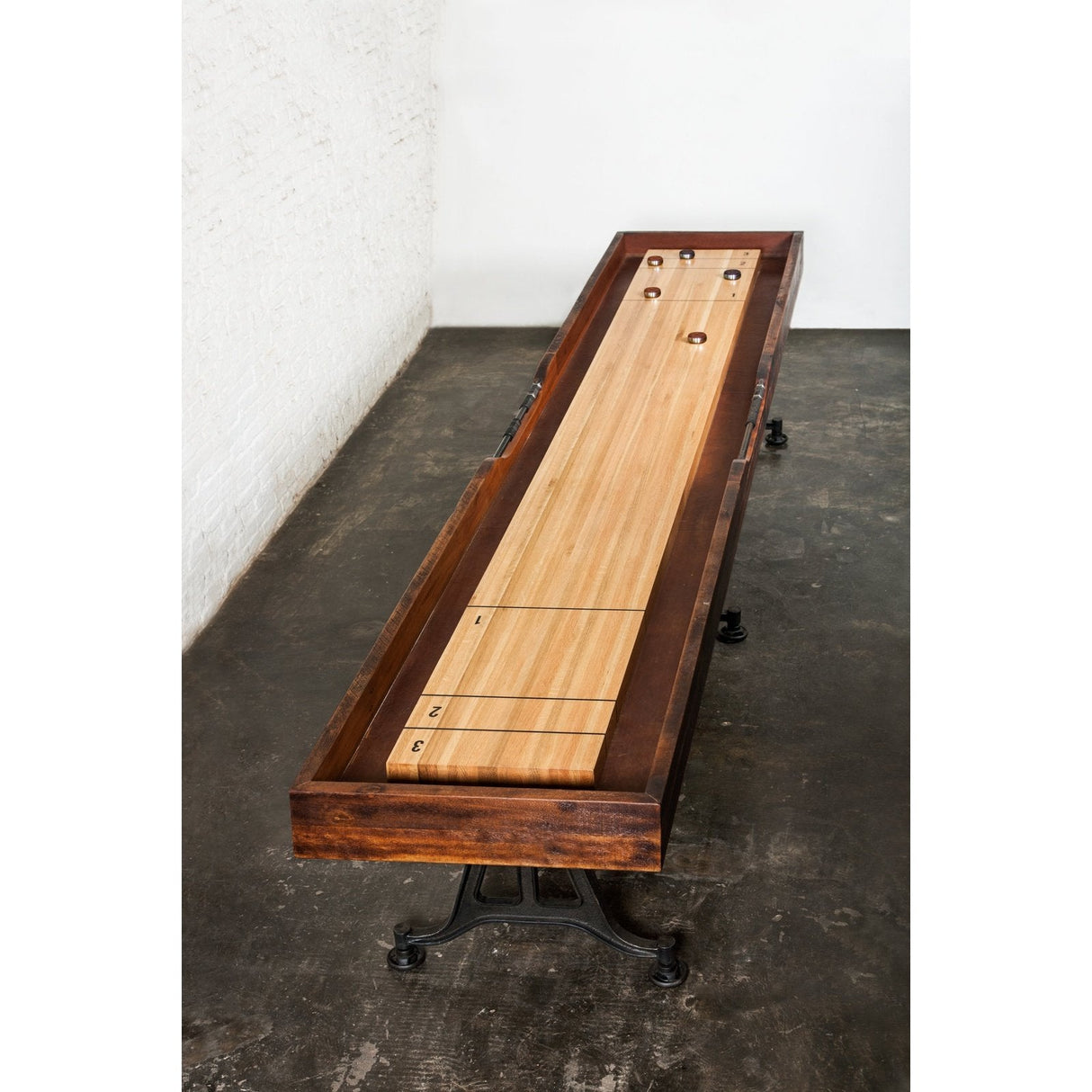 District Eight Shuffleboard Table Burnt Umber HGDA448