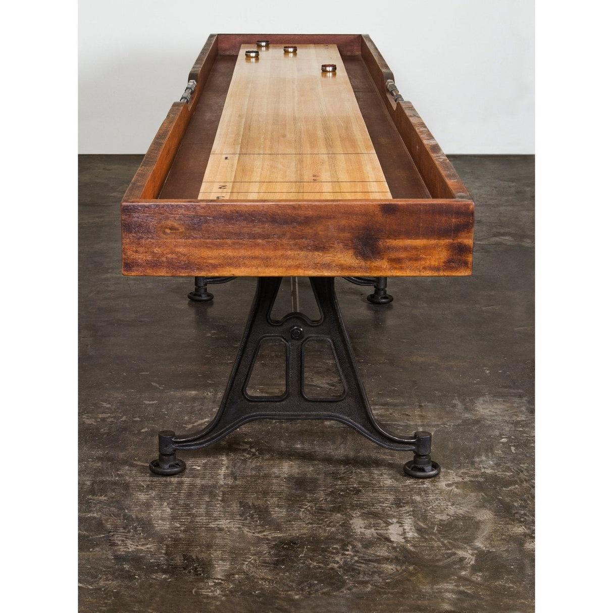 District Eight Shuffleboard Table Burnt Umber HGDA448