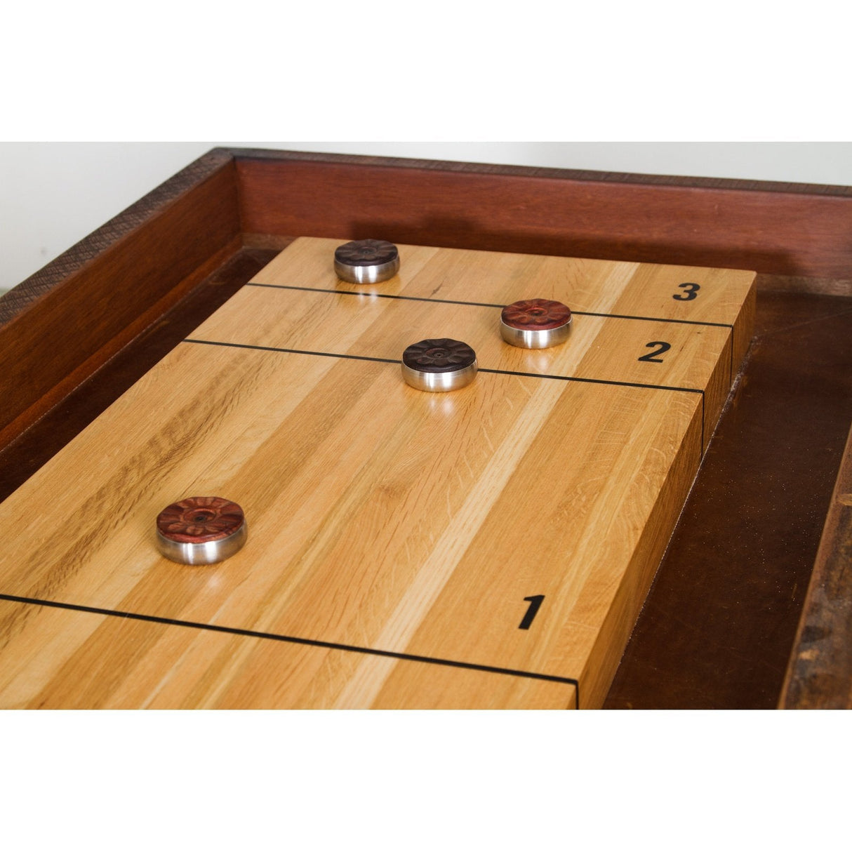 District Eight Shuffleboard Table Burnt Umber HGDA448