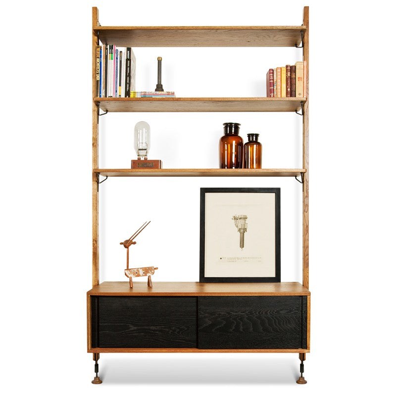 District Eight Theo Modular Shelving in Hard Fumed HGDA452