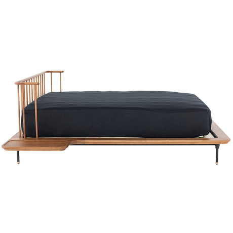 District Eight Distrikt Queen Bed in Hard Fumed/Black HGDA490