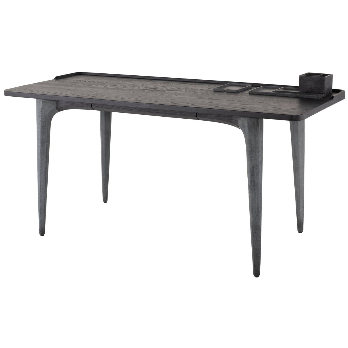 District Eight Salk Desk Table in Black HGDA585