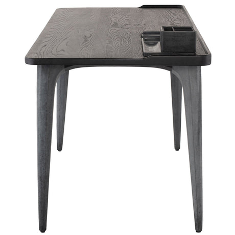 District Eight Salk Desk Table in Black HGDA585