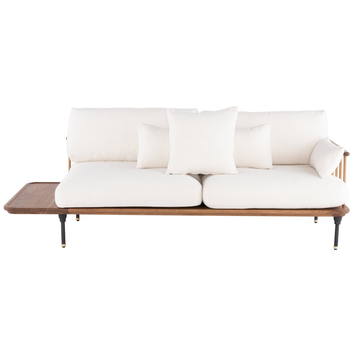 District Eight Distrikt Triple Seat Sofa in Fumed HGDA618